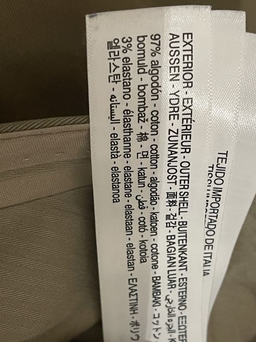 Chino Homem Bege - Massimo Dutti