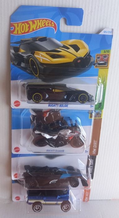 Conjunto de 4 hot wheels