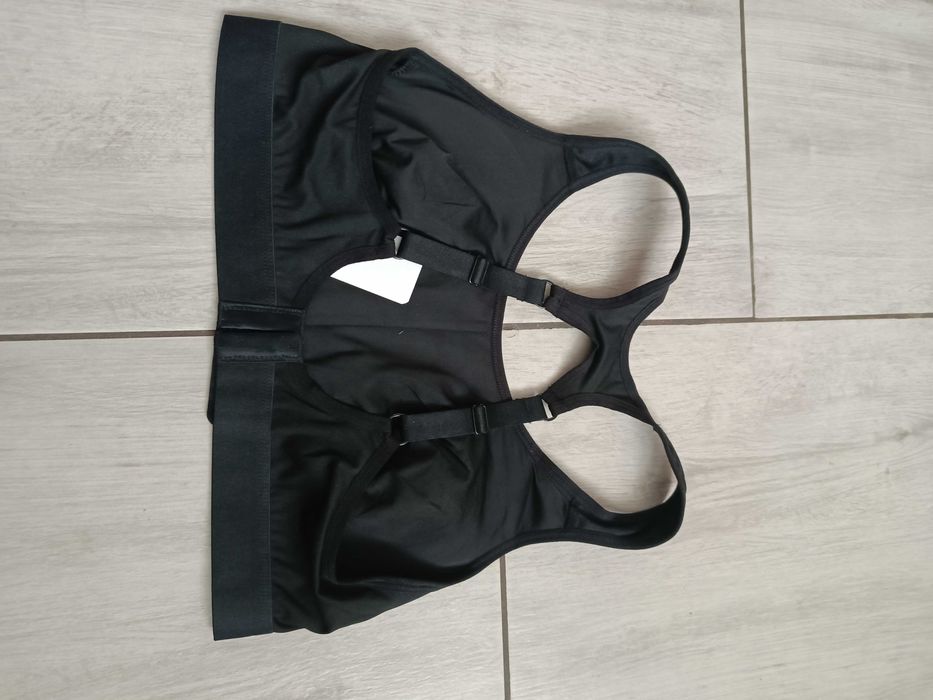 Stanik biustonosz sportowy czarny S