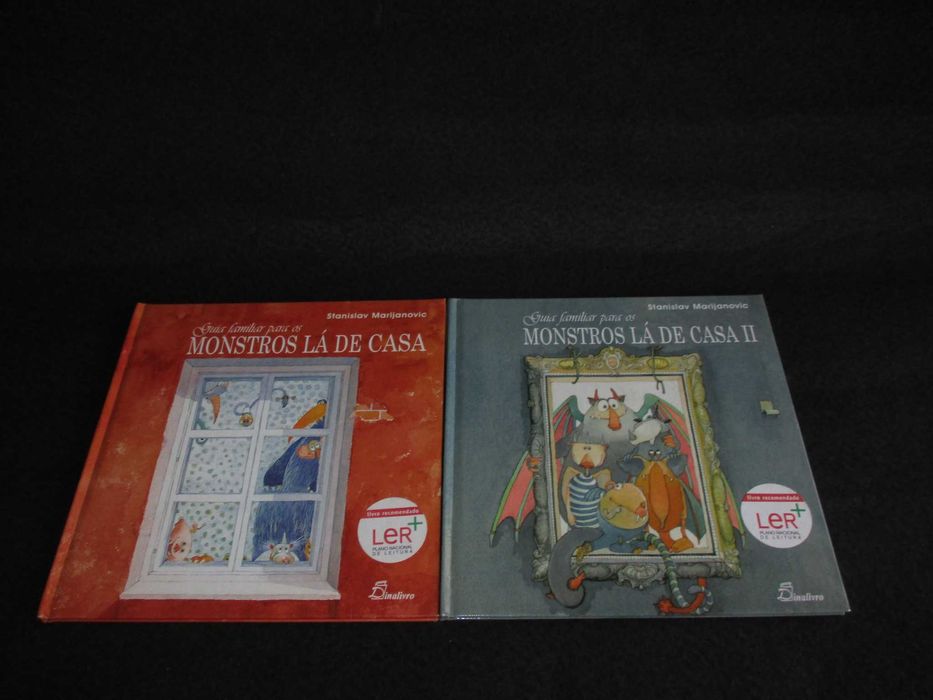 Livros Guia Familiar para os Monstros lá de Casa Marijanovic 2 volumes