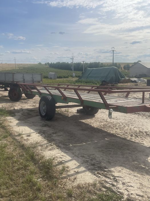 Duża laweta/przyczepa na bele  6.3m
