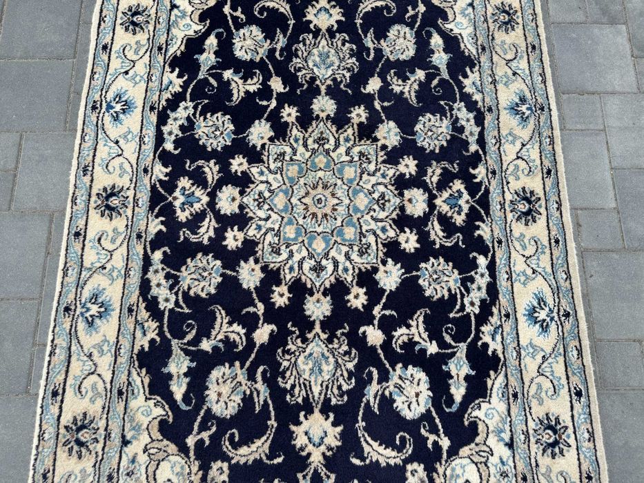 Nain Perski Dywan Ręcznie Tkany Wełniany Iran 206x116