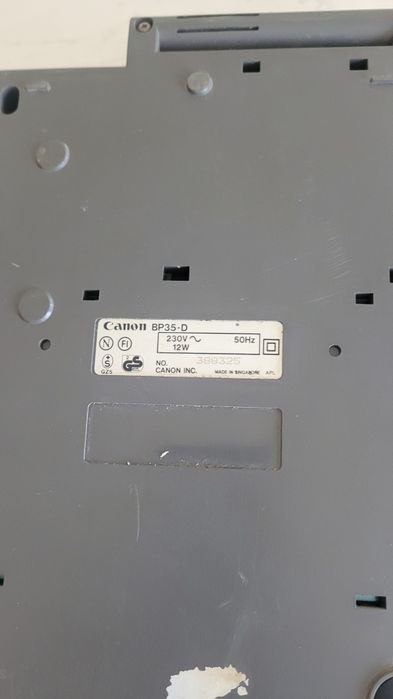 Máquina de calcular com rolo papel