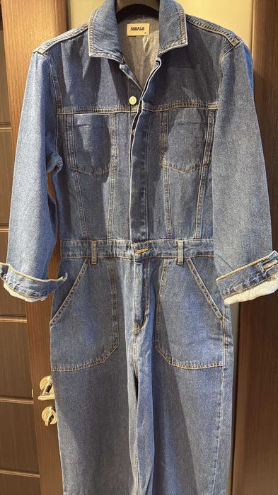 Комбинезон джинсовый женский