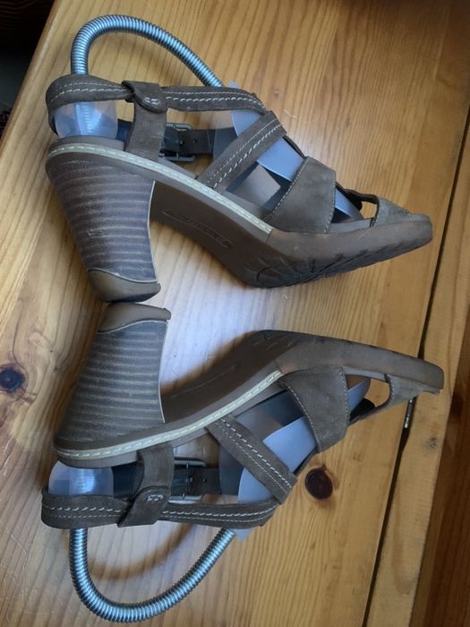 Sandálias Timberland Couro Castanho Anti-Fadiga t39