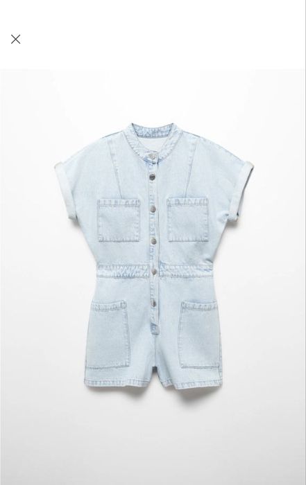 Новий джинсовий комбінезон з бірками Mango