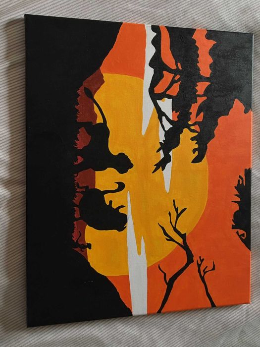 Quadro Rei Leão 40x50