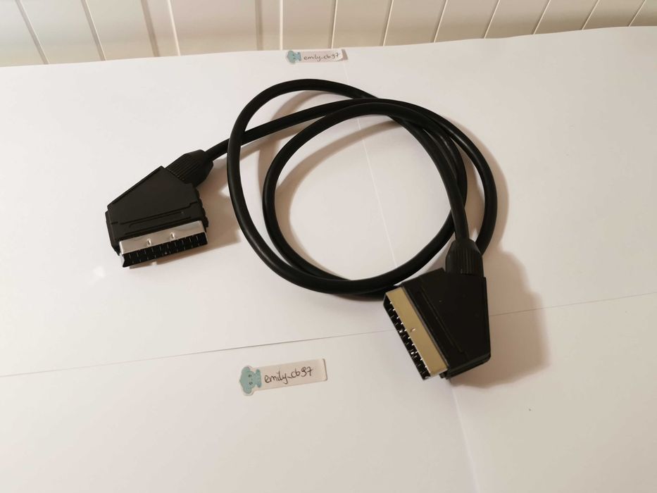 Kabel SCART męski do SCART męski