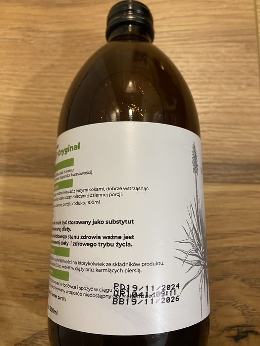 Vivisana sok z aloesu 24/7 natural 500 ml