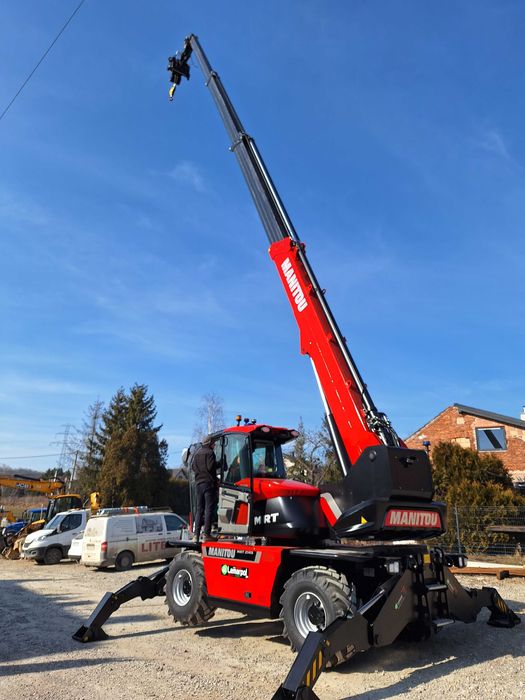 Rozładunki załadunki prace wysokościowe usługi dźwigowe Manitou Kraków