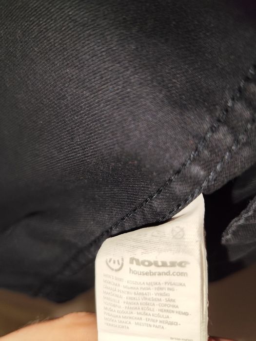 Koszula męska czarna rozmiar L House