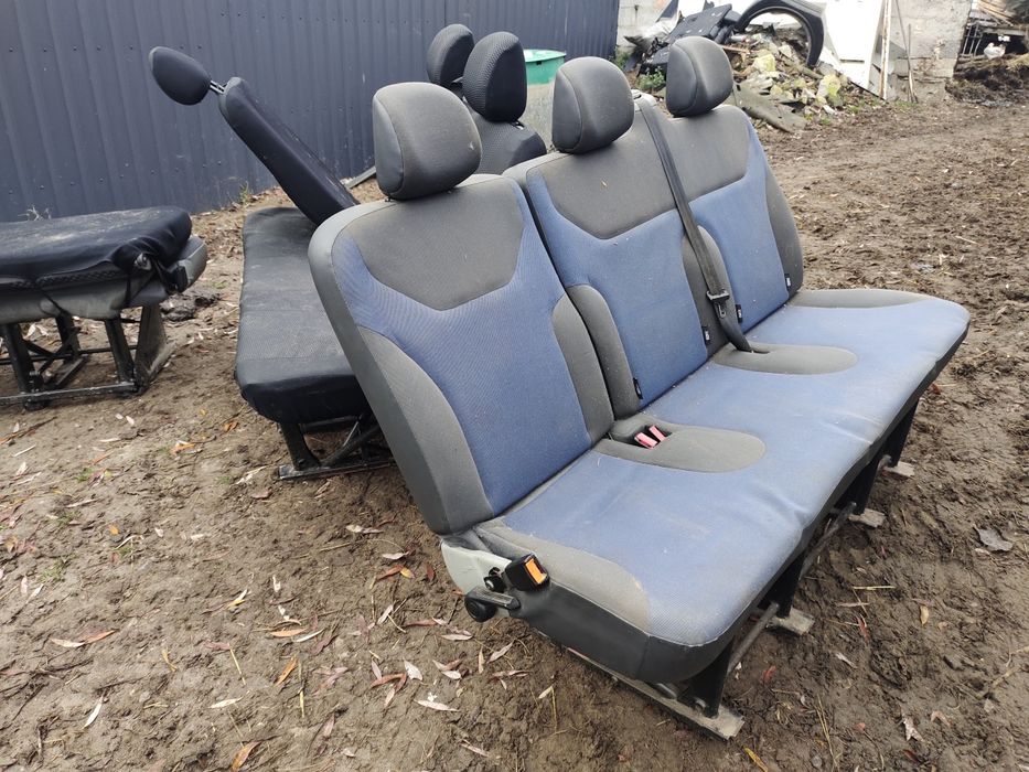 Автосидіння Trafic Vivaro Primastar 2. другий третій ряд оригінальні