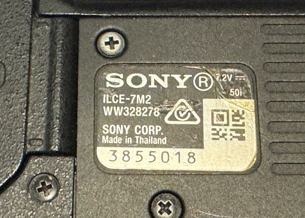 Aparat bezusterkowy Sony , pełna klatka  body A7 II ILCE-7M2 24