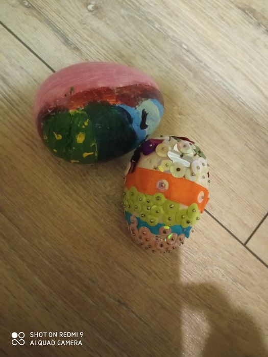 Jajka wielkanocne 2 sztuki