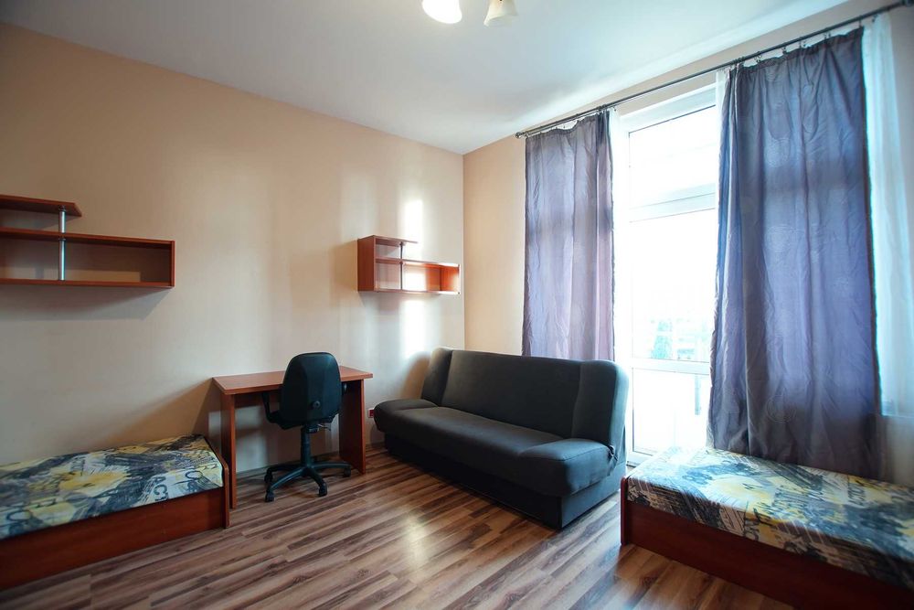 Kawalerka z balkonem dla PARY lub 3 osób, pl. GRUNWALDZKI