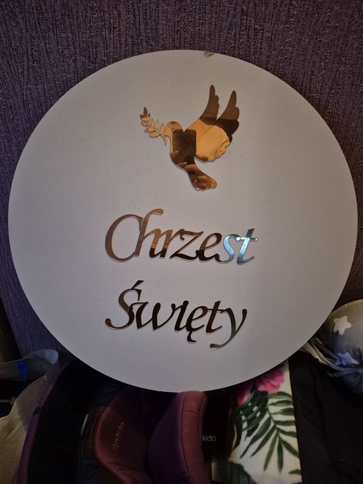 Tablica do zdjęć na Chrzest