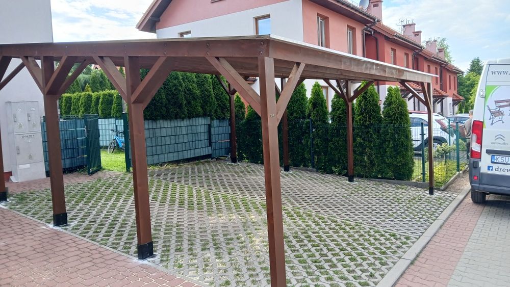 Zadaszenie na samochód garaż carport