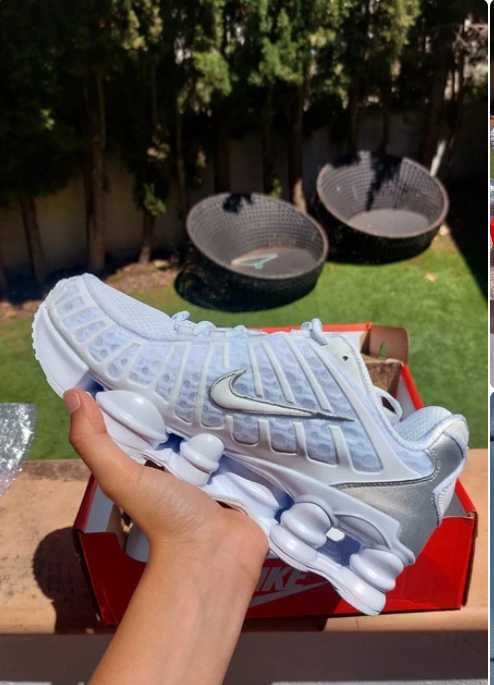 Trampki Nike Shox TL białe z pełną sprawną amortyzacją Shox TA8 R.44
