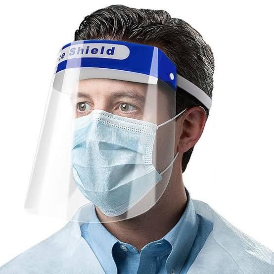 Face shield захисна маска обличя прозора захисний екран медичний Або для робіт