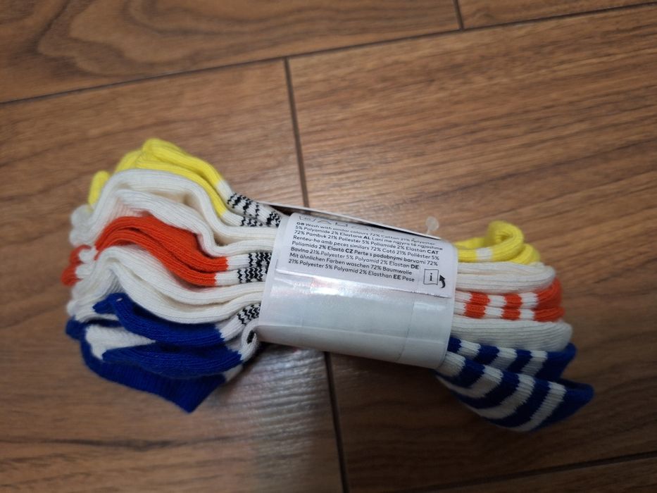 Bawelniane skarpetki niemowlęce rozm 28/30 H&M Psi patrol 5pak