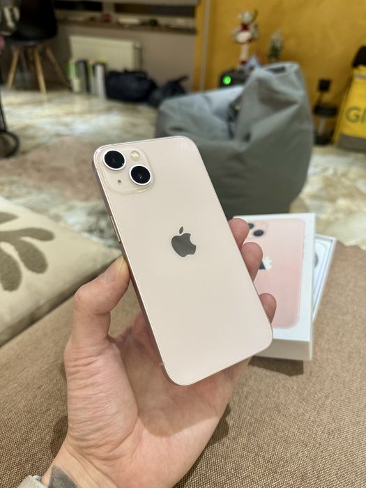 Iphone 13 128 Gb Pink Ідеал Скло в Подарунок Рожевий Неверлок Коробка