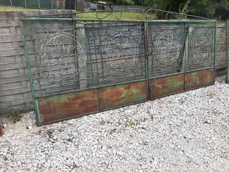 Brama Wjazdowa 350cm x 135cm plus furtka 88cm x 135cm