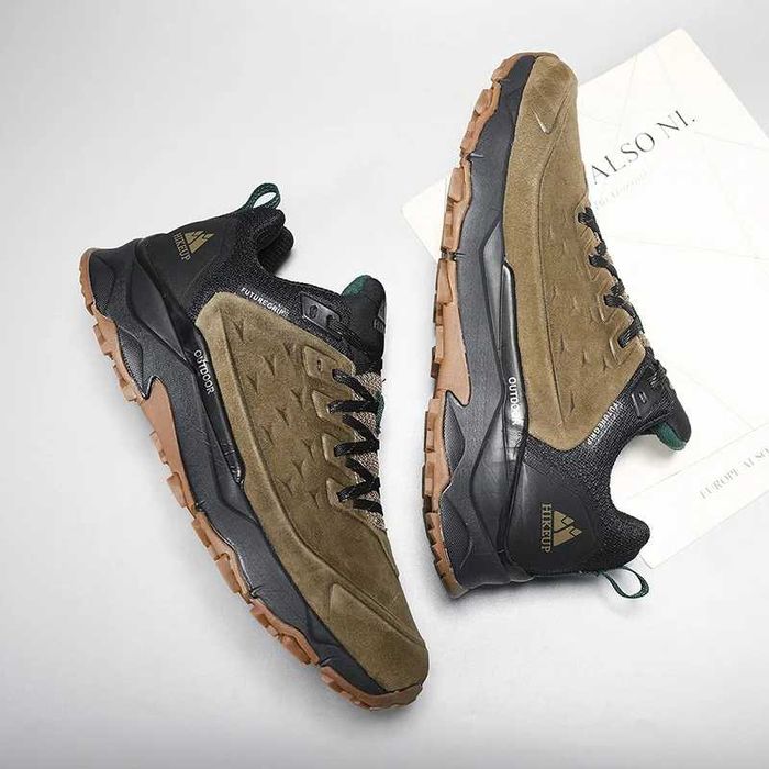 Удобные мужские Трекові водовідштовхуючі високотехнологічні кросівки