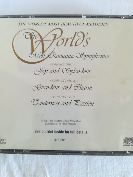6 CD'S Música, Titanic/Romantic symphonies + Vários