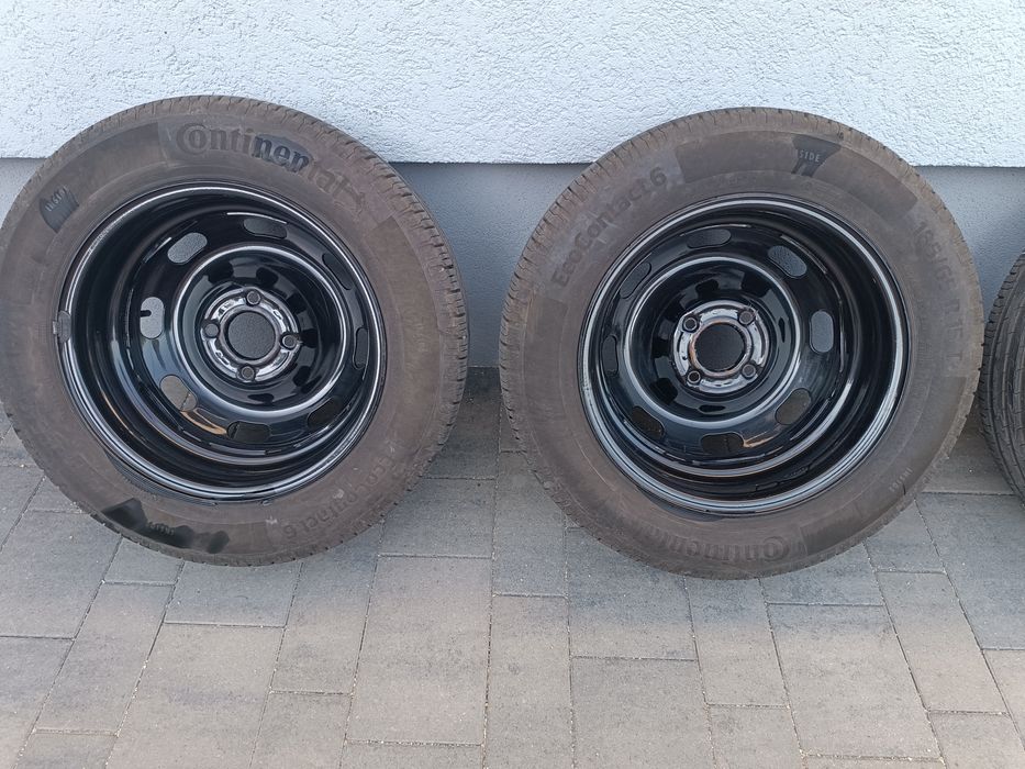 Koła felgi stalowe 4x108 +opony  185/65R15 Continental