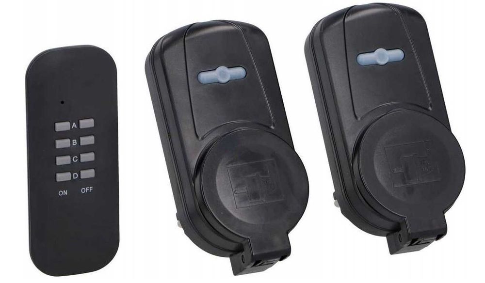 Grundig - 3-częściowy zestaw gniazd z pilotem