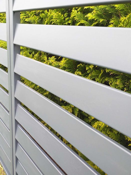 Nowa brama wjazdowa dwuskrzydłowa antracyt