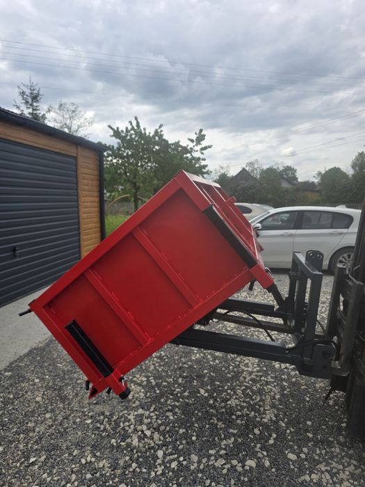 Nowa skrzynia transportowa z kiprem hydraulicznym 1.5 m AGROPRZEM