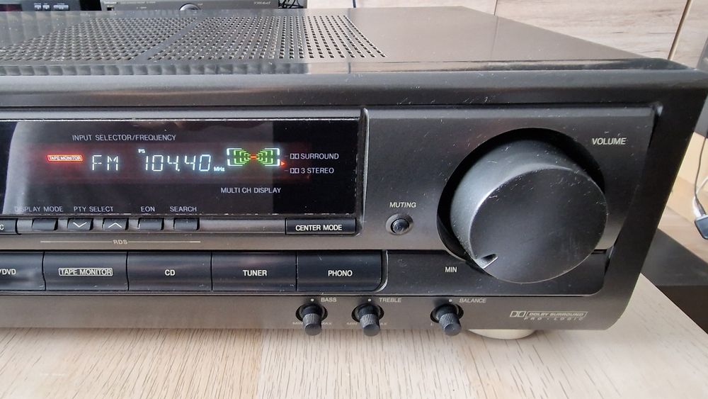 Amplituner  Technics Dolby Pro Logic SA-EX310  sprawny, kable