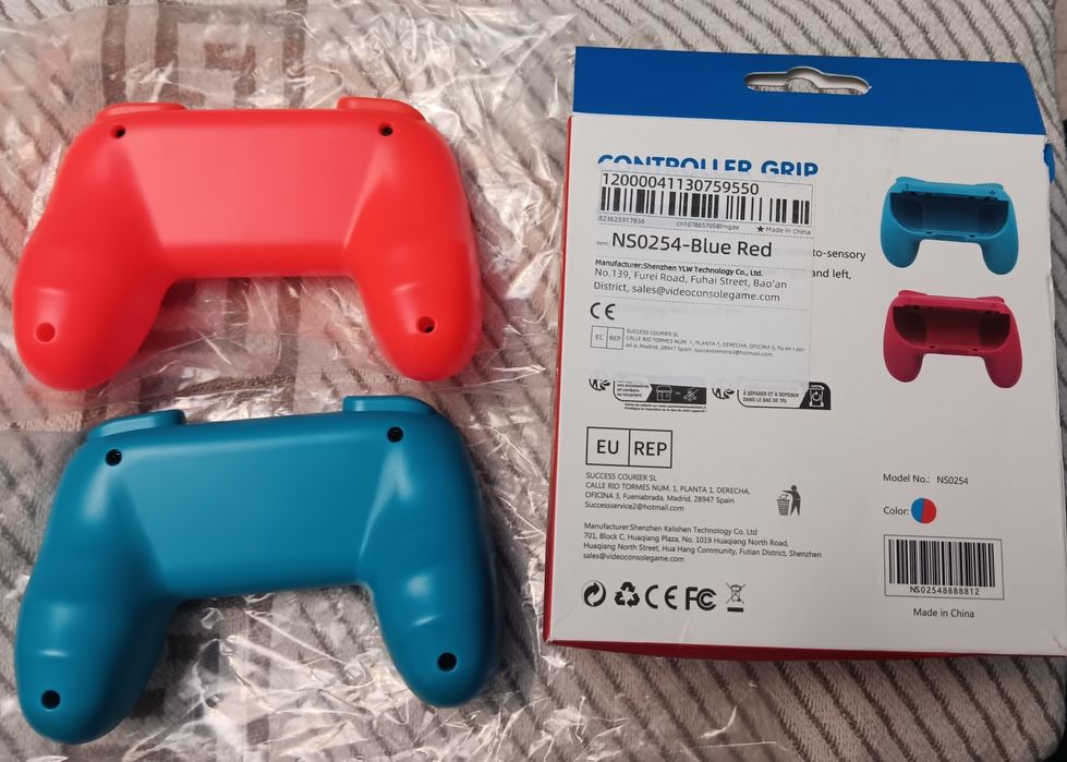 Controlador Grip Nintendo Switch NOVO