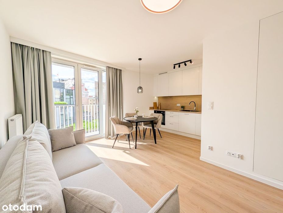 Bądź pierwszym najemcą! Kawalerka z balkonem w apartamentowcu| Garbary