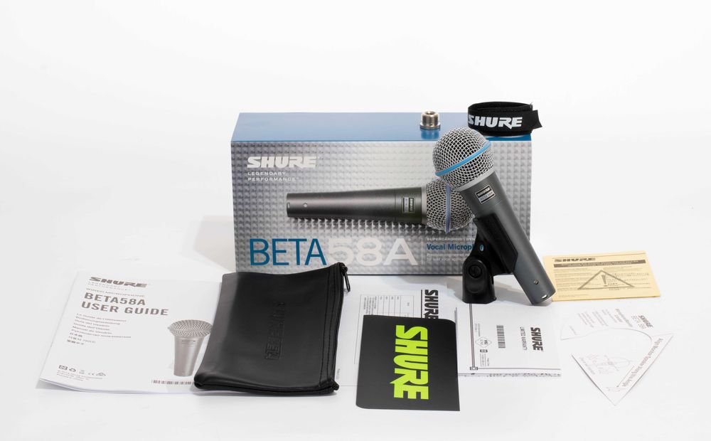 SHURE BETA 58A вокальний якісний шнуровий мікрофон (не SM)