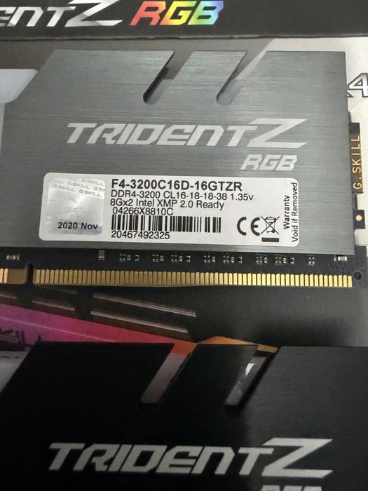 RAM G.SKILL Trident Z 3200 Mhz 16Gb (2x8)