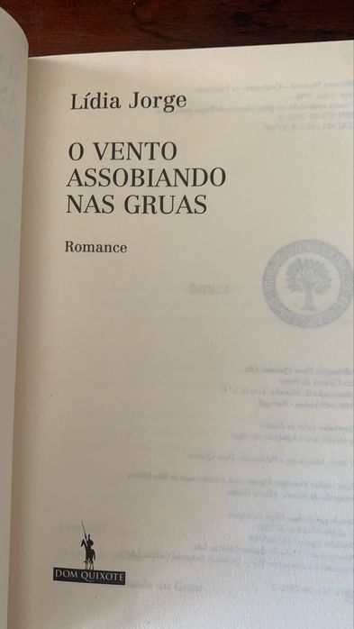 O Vento Assobiando nas Gruas