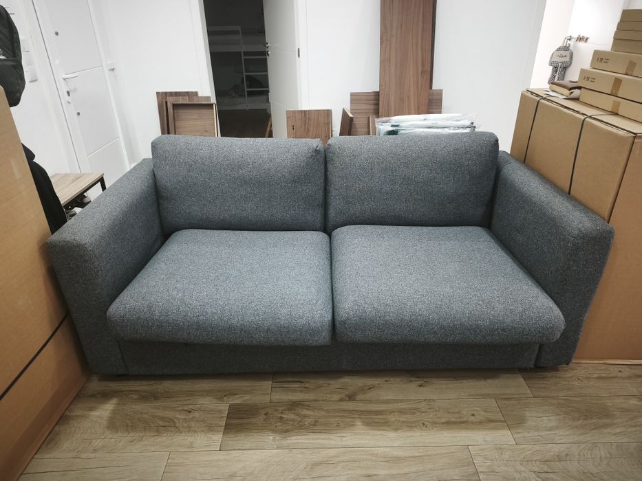 Sofá-cama VIMLE cinzento IKEA