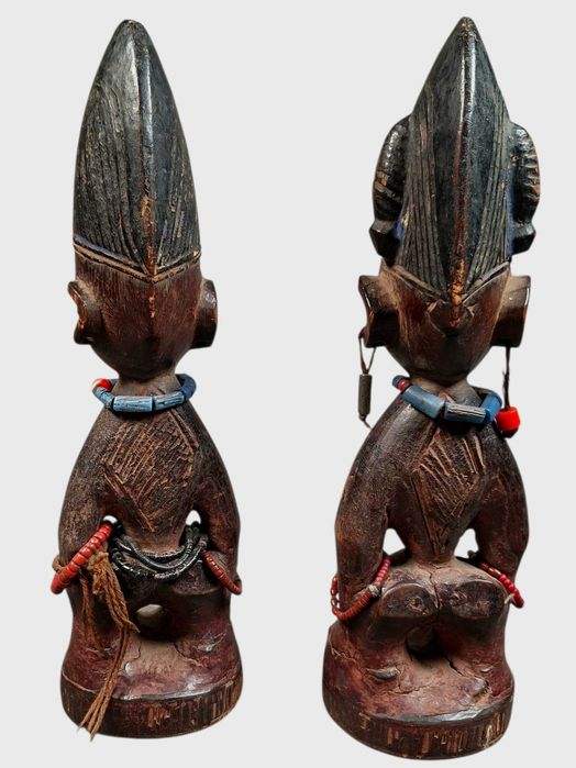 Casal de Ibejis. Yoruba. Nigeria. Arte africana.