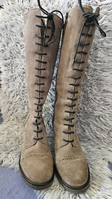 Kozaki zamszowe Bruno Premi 37 na obcasie