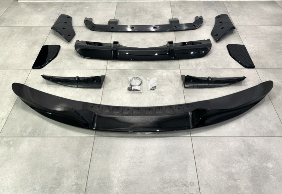 Комплект обвеса губа диффузор M-Perfomance BMW X5 F15 ЧЕРНЫЙ ГЛЯНЕЦ