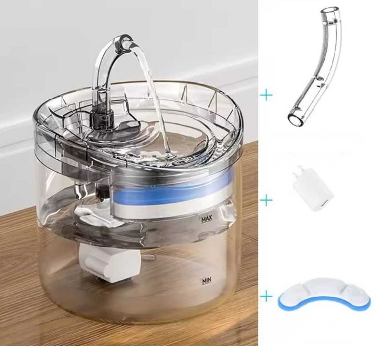 Автоматический фонтан-поилка для котов и собак