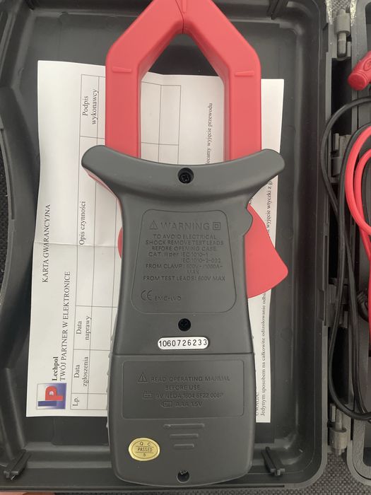 Кліщі струмовимірювальні UNI-T UT205