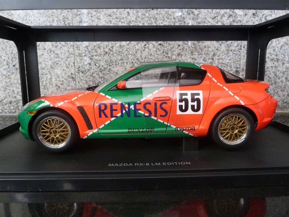 1:18 AutoArt, Mazda RX8, Minichamps Parque das Nações • OLX.pt