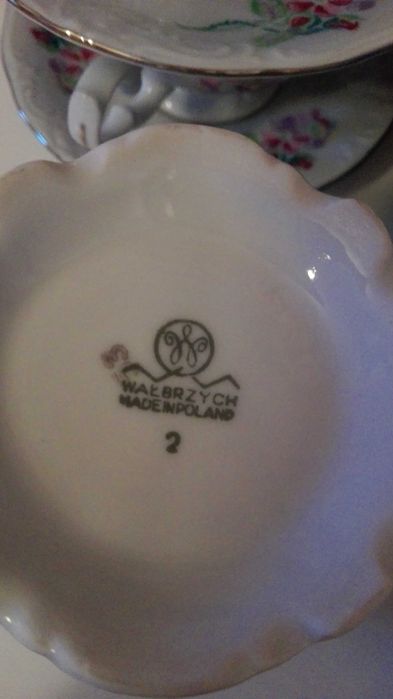 Filiżanki Fryderyka 2szt, stara porcelana Wałbrzych
