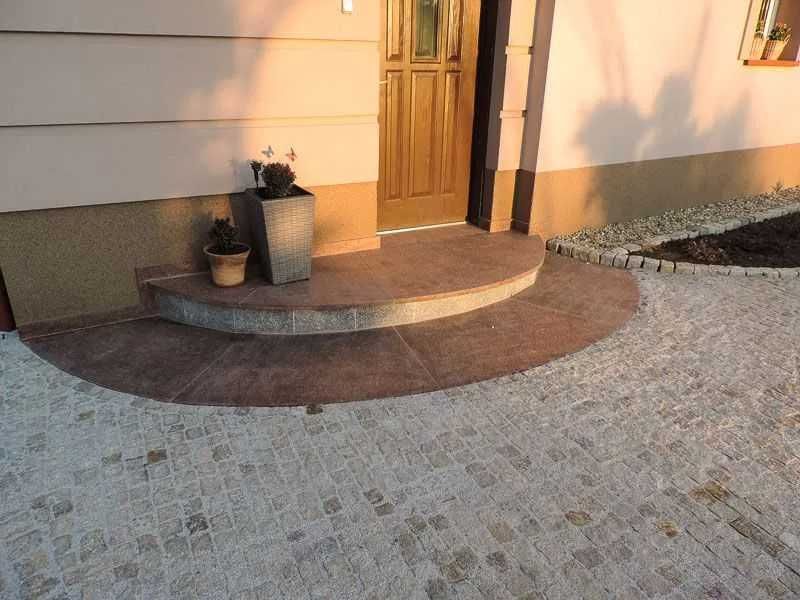 Schody posadzki parapety kominki