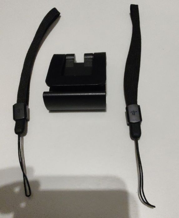 uchwyt na kamerkę do tv i opaski smycze do controller move motion ps3