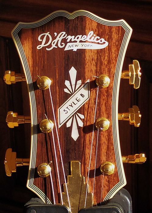 Guitarra de Jazz D'Angelico Style B (Nova)