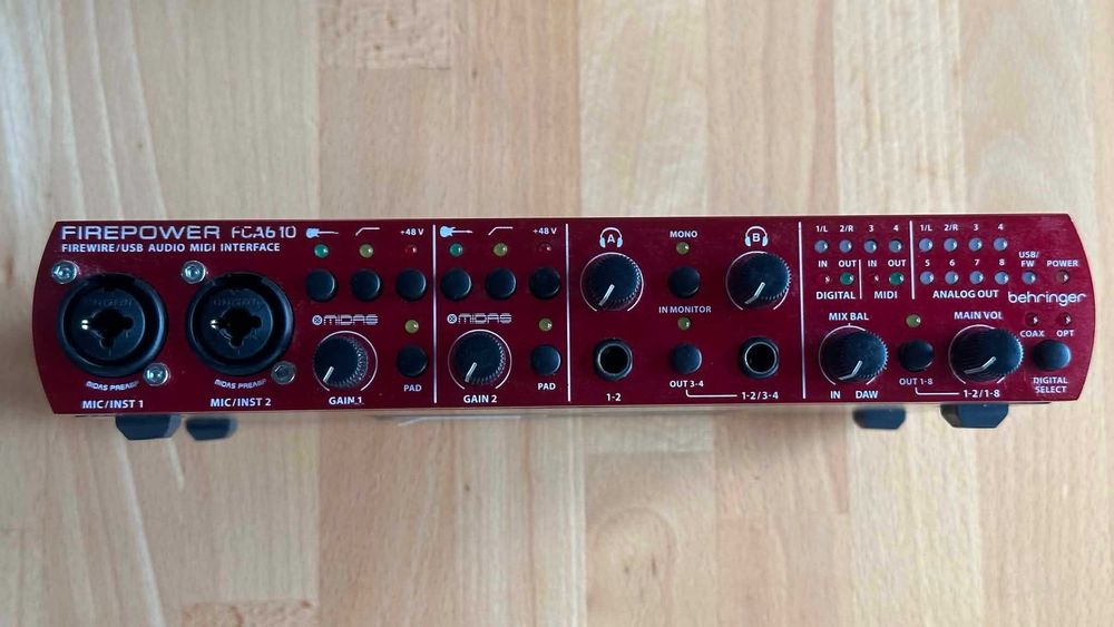 Behringer FCA 610 interface audio muzyczny